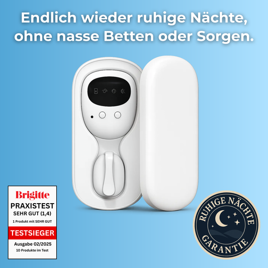 Nachtengel™- Ein smarter Bettnässer-Alarm, der Kindern beibringt, sich nicht einzunässen