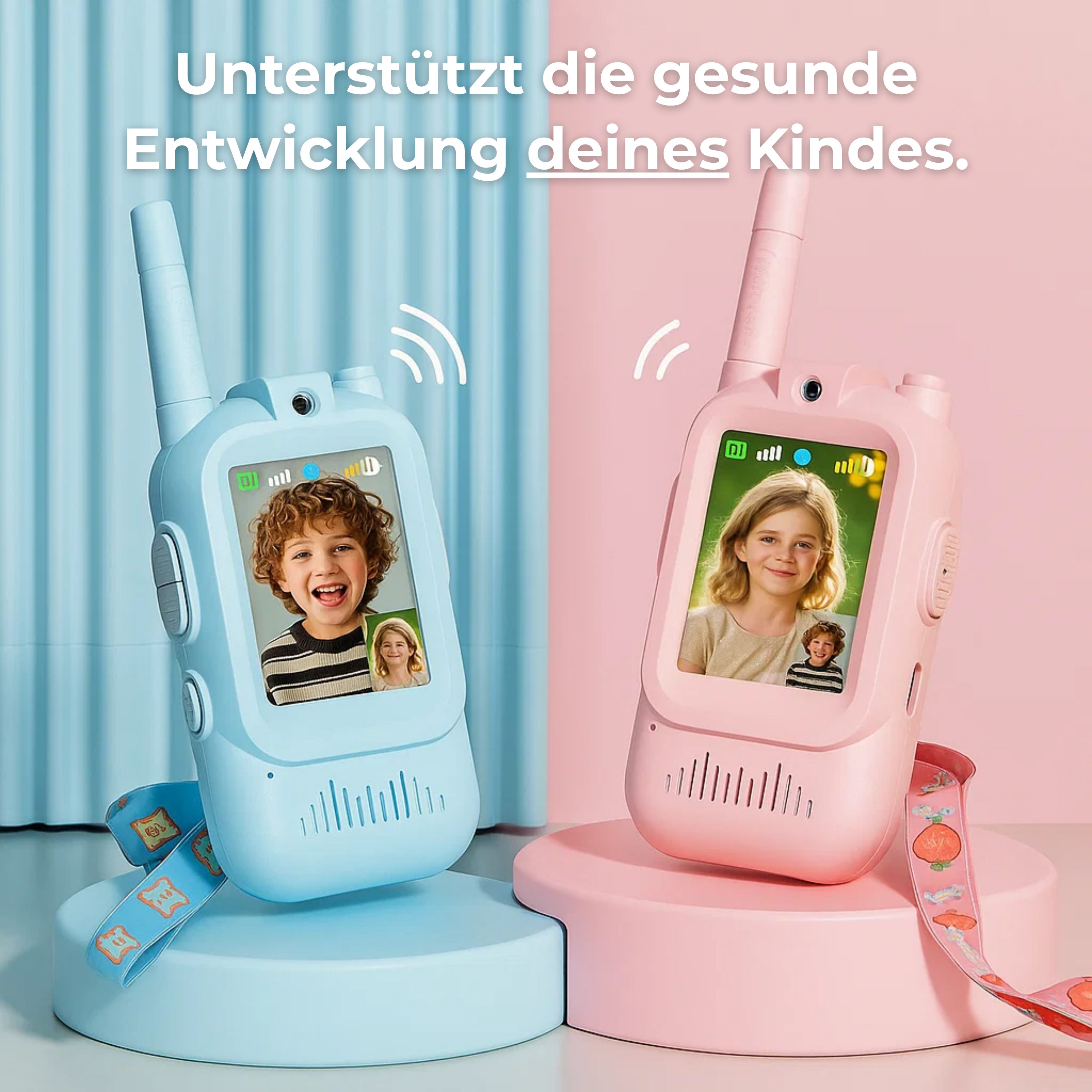 BuddyCam™ - Kinder-Walkie-Talkies, ohne Handy oder Internet